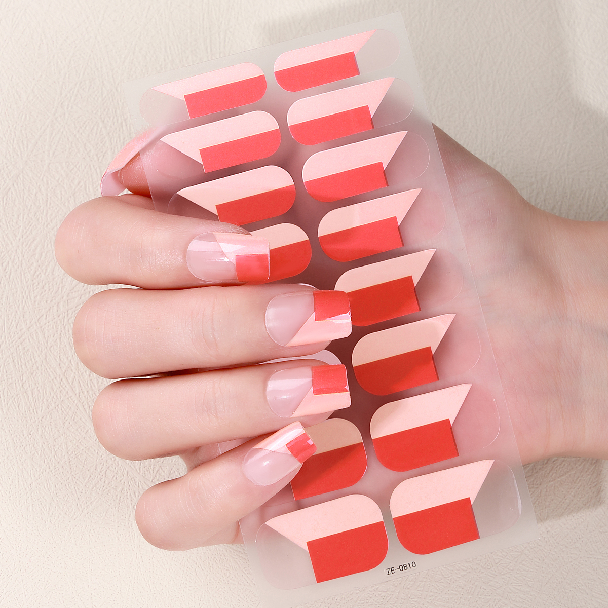 16Tips Full Cover French Nail  - Full Cover Adhesive のレビューと価格