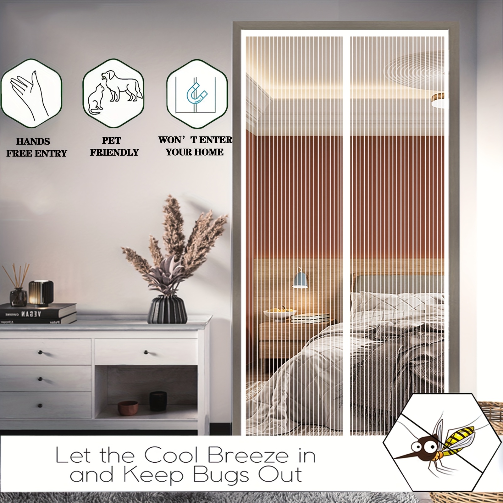 Auto-Close Magnetic Mosquito D - Privacy Screen Protector のレビューと価格