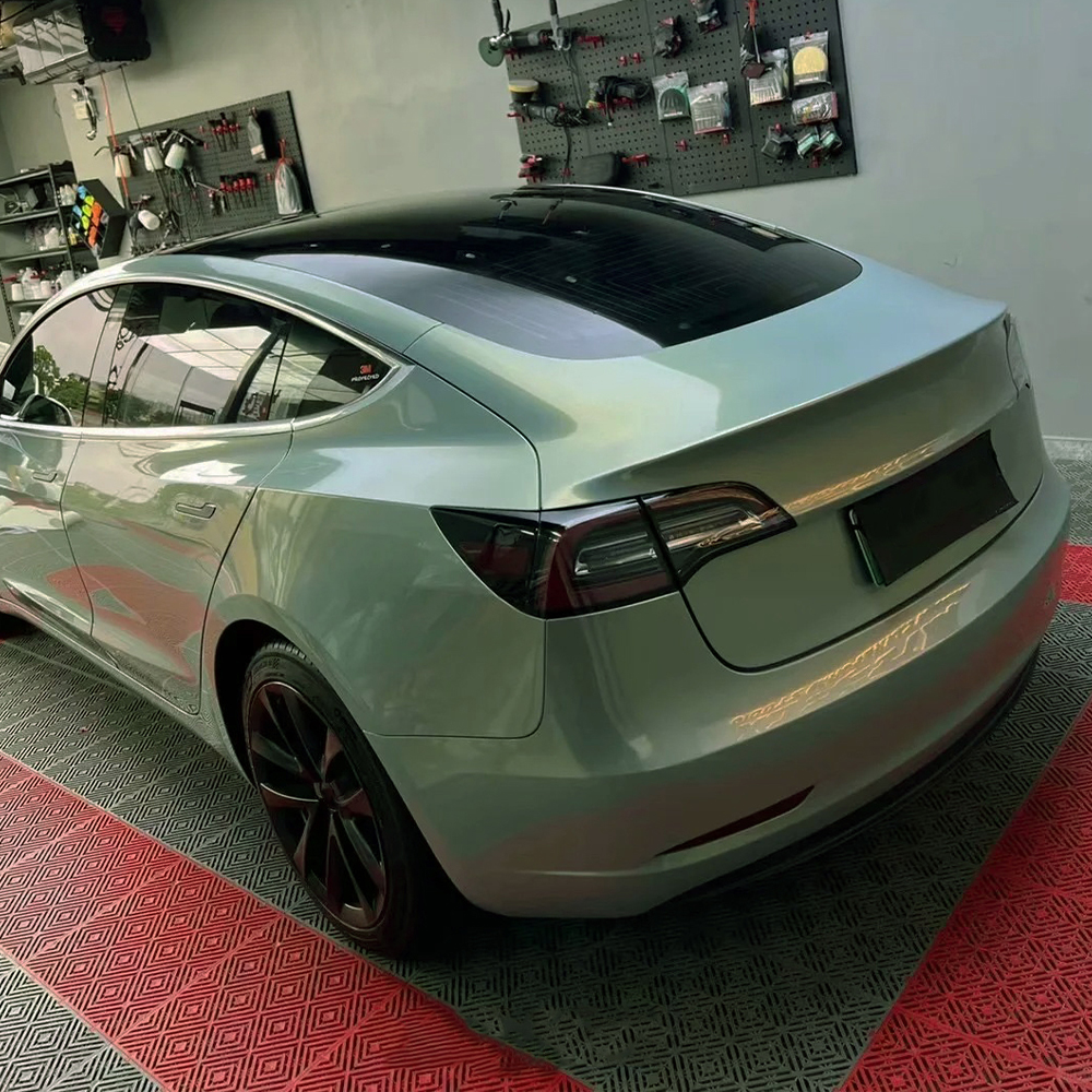 Car Vinyl Wrap Film Mica Green - Air Bubble Remover のレビューと価格