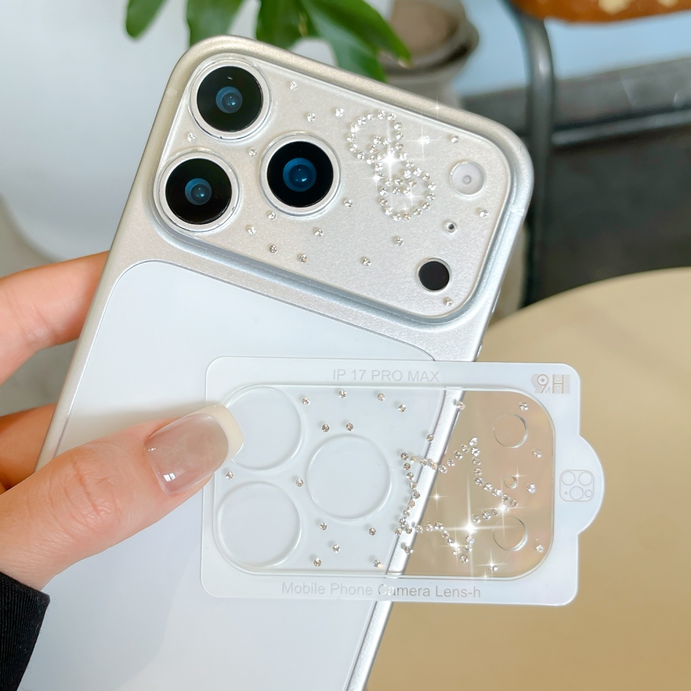 Luxuruy Diamond 3D Heart Glass - Camera Lens Protector のレビューと価格