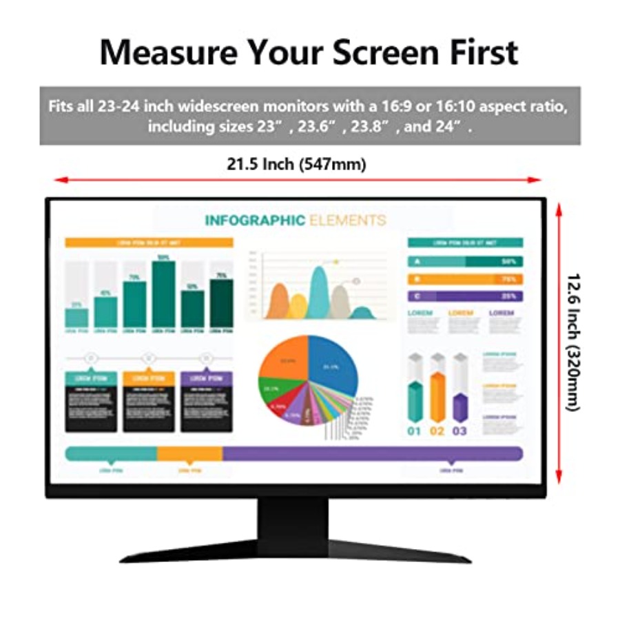 2 Pack Computer Privacy Screen - Privacy Filter 2Pack のレビューと価格