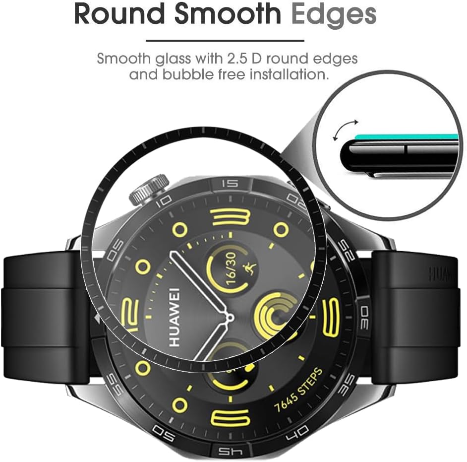 3D Film for Huawei Watch GT5Pr - Curved Edge Screen のレビューと価格