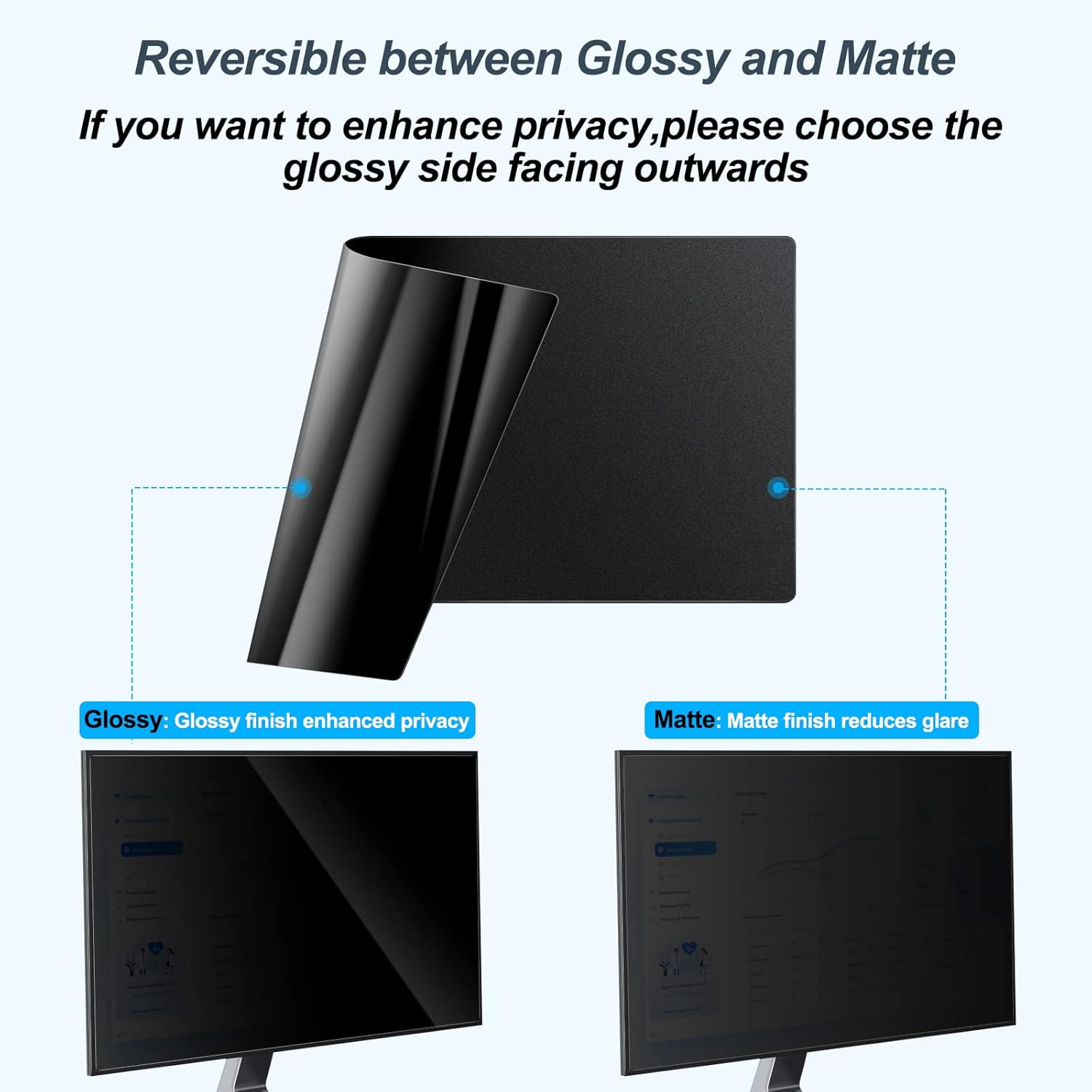 2 Pack 24 Inch Computer Privac - Privacy Filter 2Pack のレビューと価格