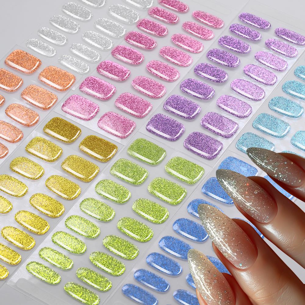 16Tips Colorful Glitter Semi C - Full Cover Adhesive のレビューと価格