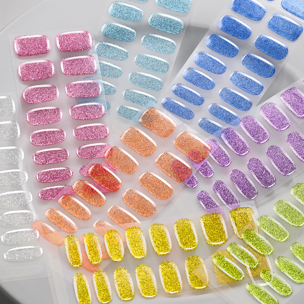 16Tips Colorful Glitter Semi C - Full Cover Adhesive のレビューと価格