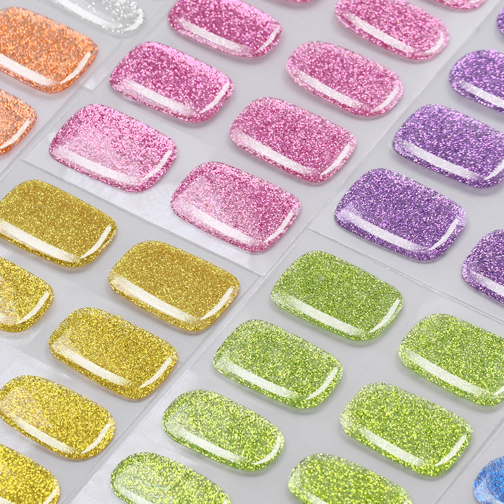 16Tips Colorful Glitter Semi C - Full Cover Adhesive のレビューと価格