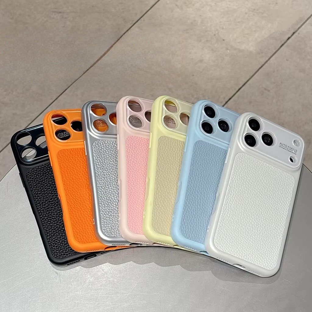 Luxury Lychee Grain Leather Te - Camera Lens Protector のレビューと価格