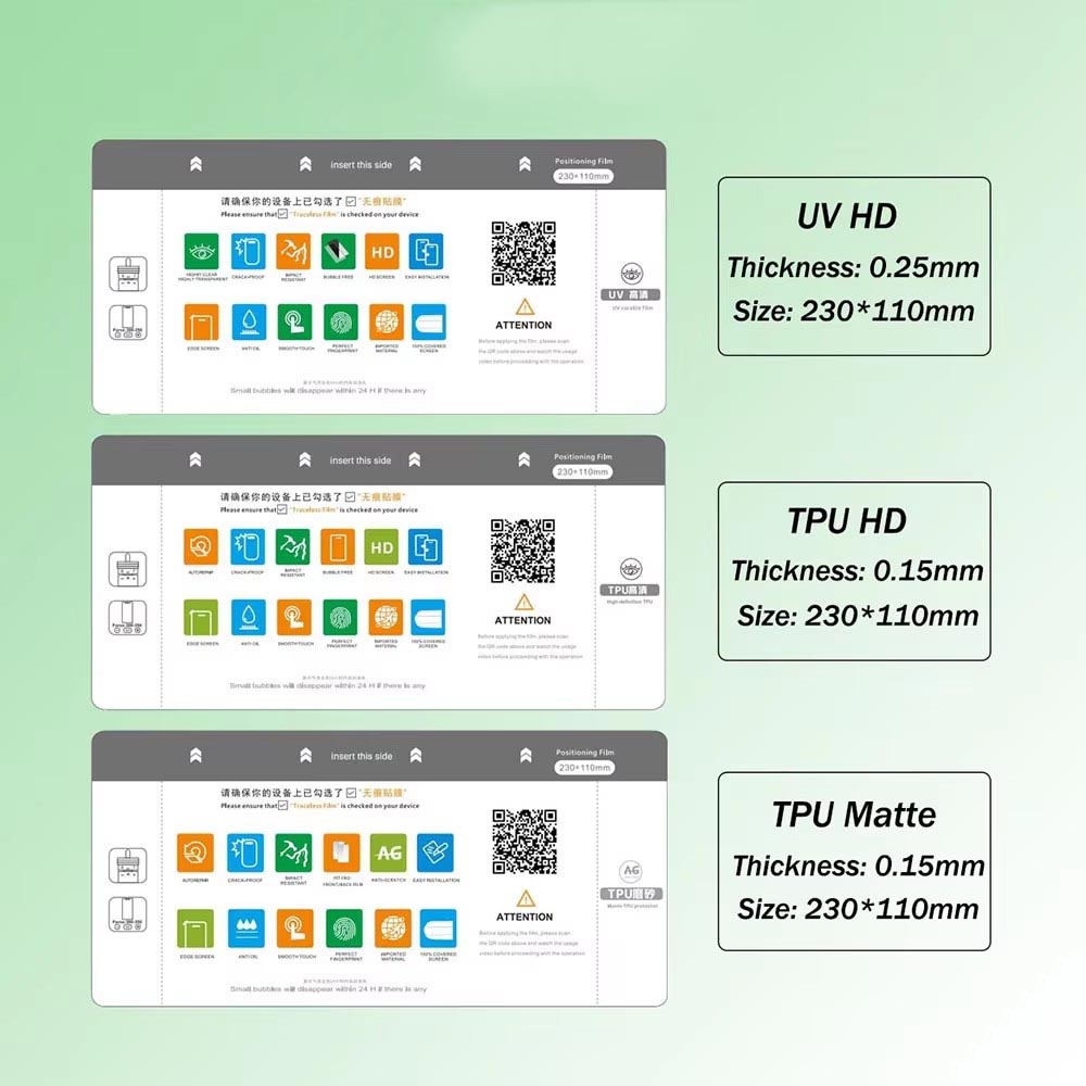 Filmexpert PFC-2100 Unlimited  - Hydrogel Screen Protector のレビューと価格