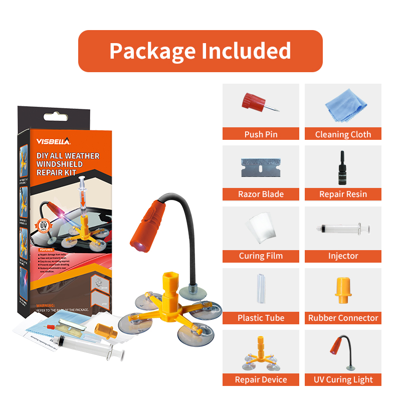 Visbella Car Windshield Repair - Liquid Uv Glue Kit のレビューと価格