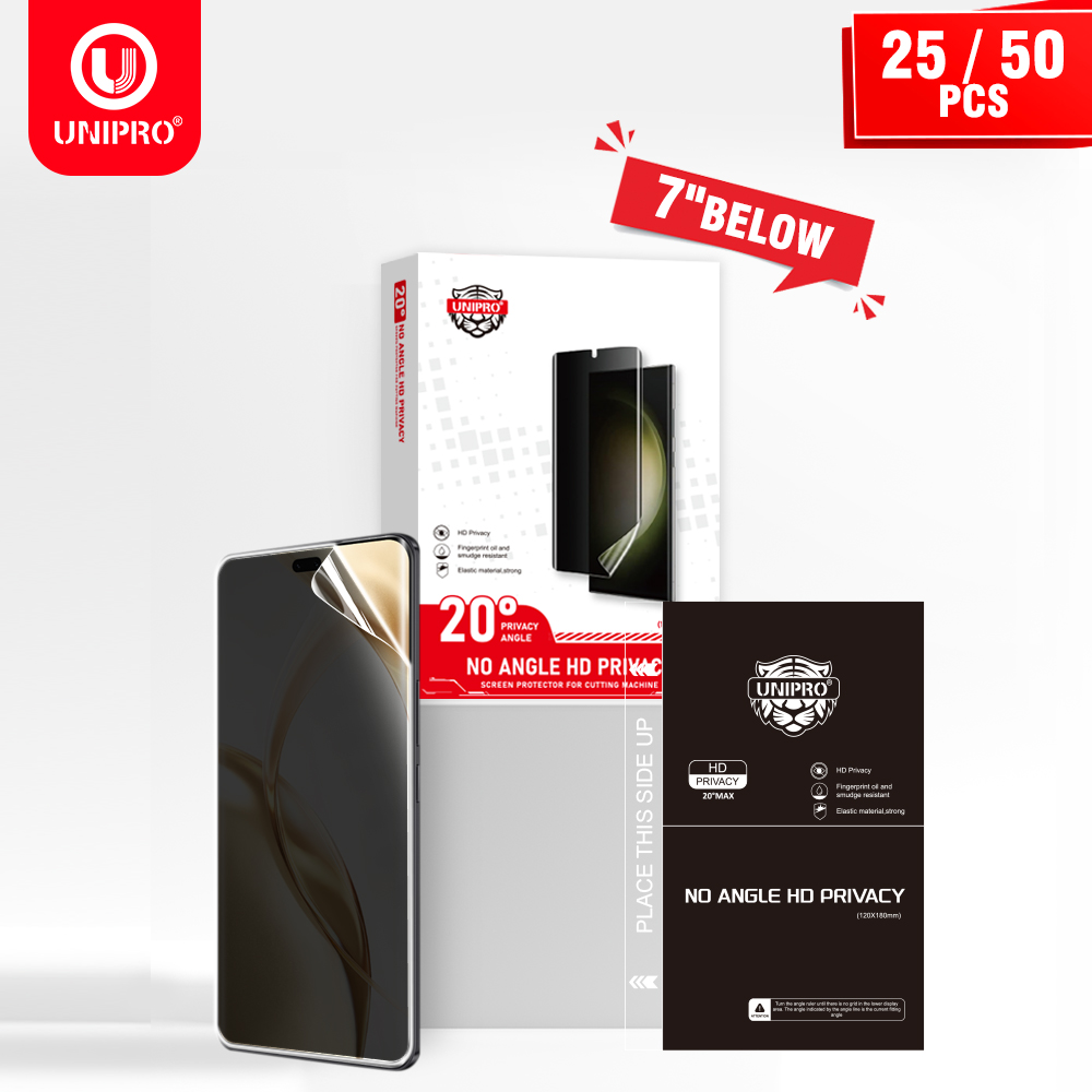UNIPRO 25 50Pcs Anti Peep Film - Screen Protector Cutter のレビューと価格