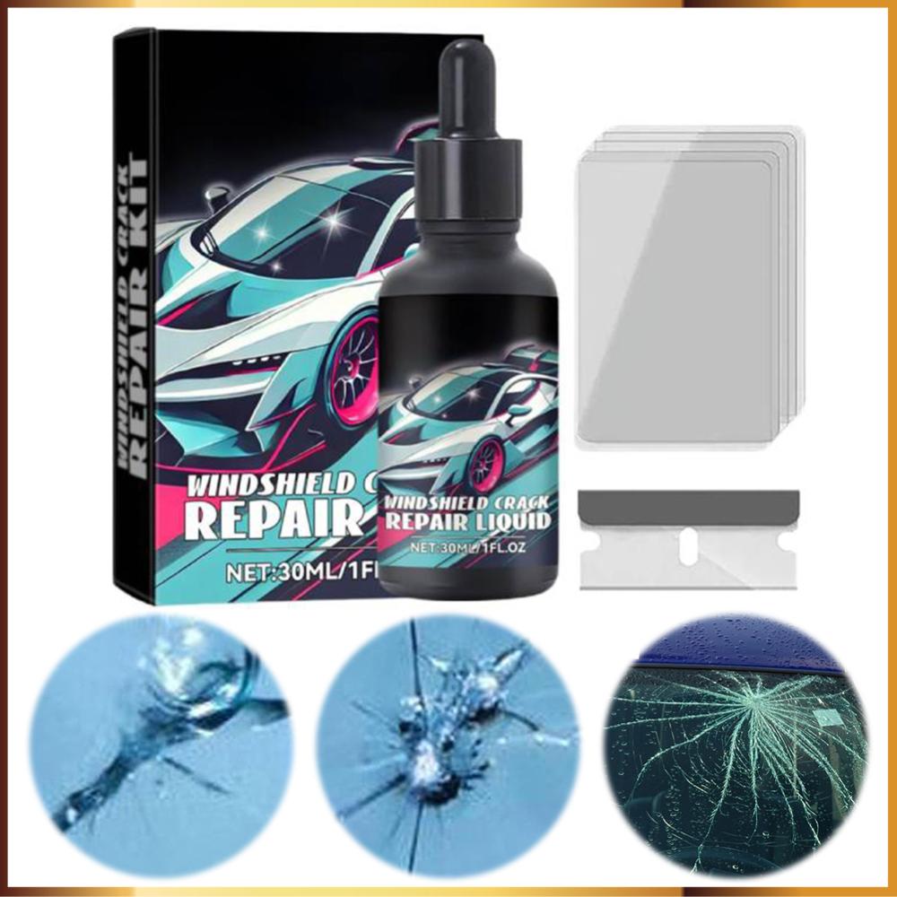 Cracked Glass Scratch Repair K - Liquid Uv Glue Kit のレビューと価格