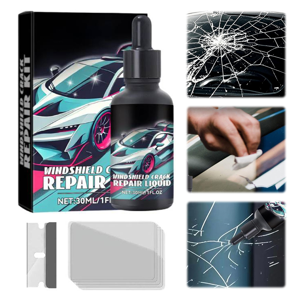 Cracked Glass Scratch Repair K - Liquid Uv Glue Kit のレビューと価格