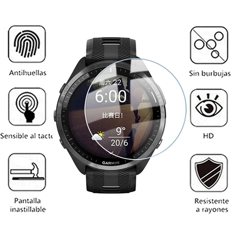 Tempered Glass For Garmin Fore - Tempered Glass Screen 9H のレビューと価格