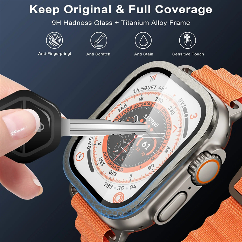 Tempered Glass for Apple Watch - Privacy Screen Protector のレビューと価格