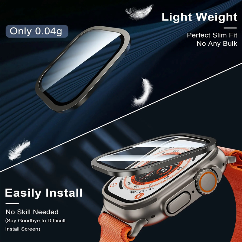 Tempered Glass for Apple Watch - Privacy Screen Protector のレビューと価格