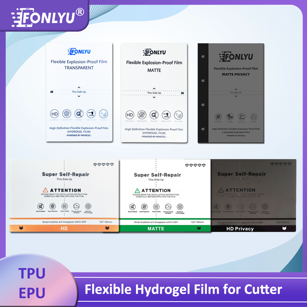 FONLYU 50pc Universal HD Matte - Screen Protector Cutter のレビューと価格