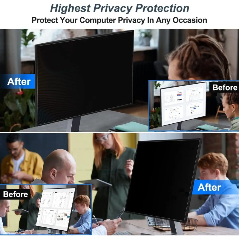 24inch Computer Privacy Screen - Privacy Filter 2Pack のレビューと価格