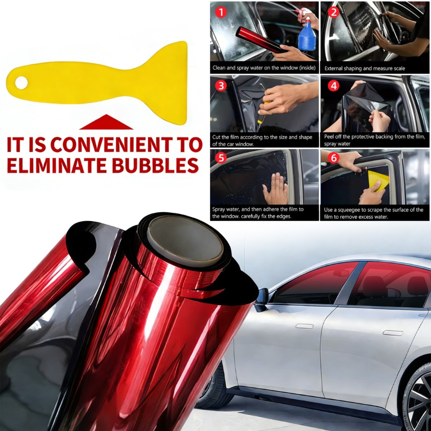 50x300cm Car Window Two-Tone T - Privacy Screen Protector のレビューと価格