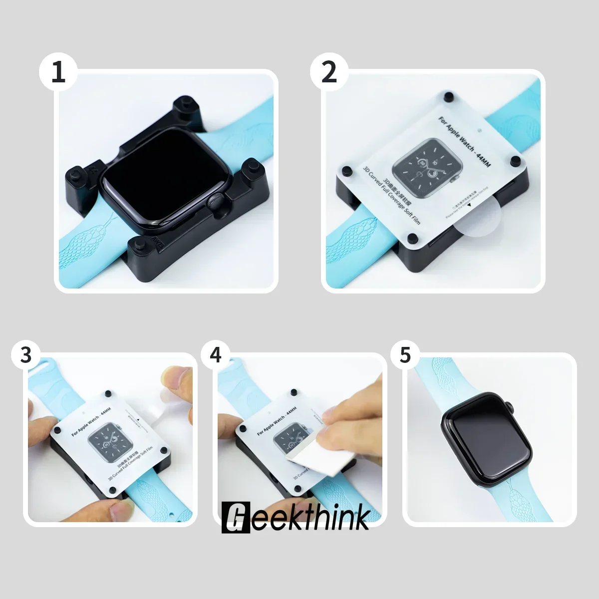 Hydrogel Film For Apple Watch  - Screen Alignment Tool のレビューと価格