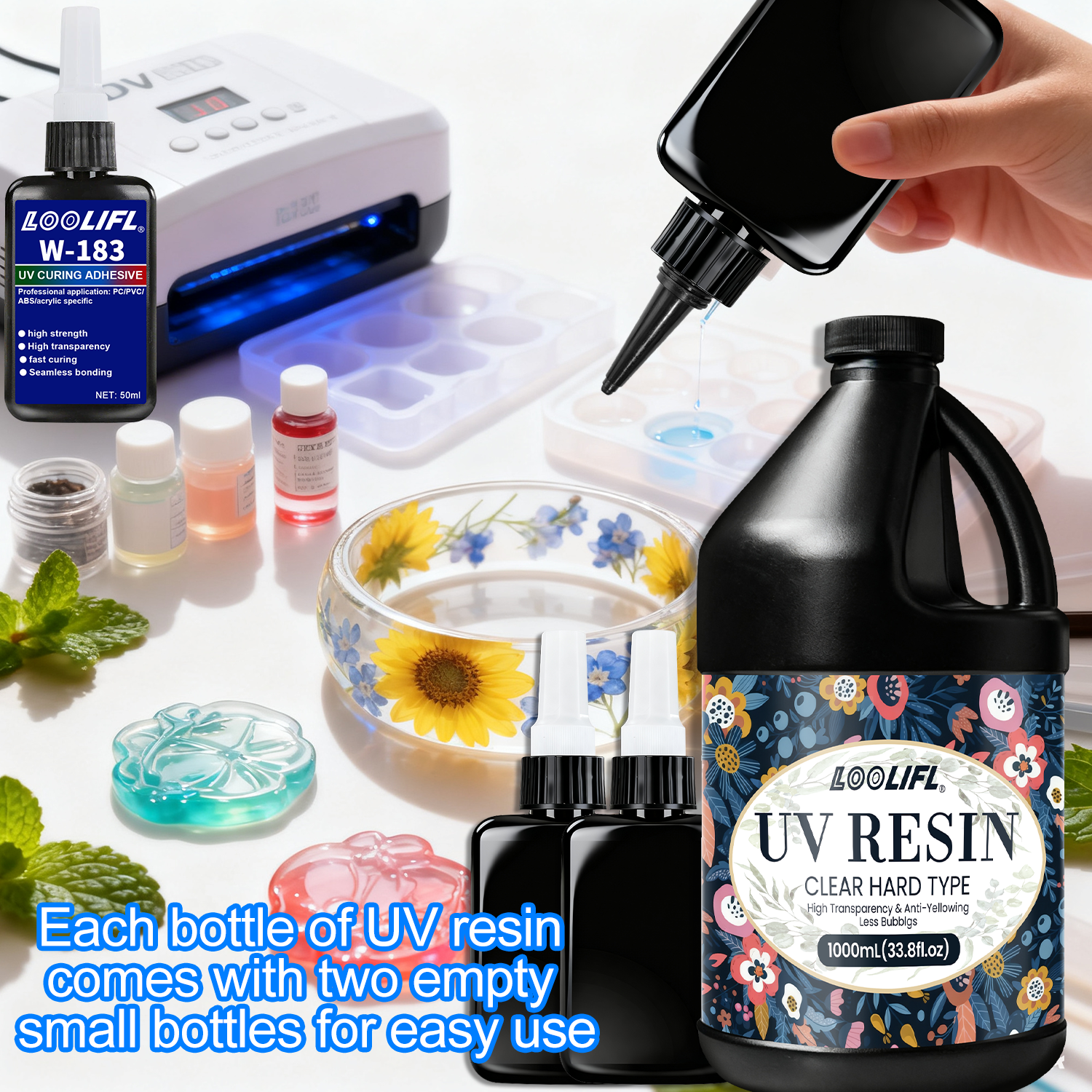 Hot Sell UV Hard Resin Adhesiv - Liquid Uv Glue Kit のレビューと価格