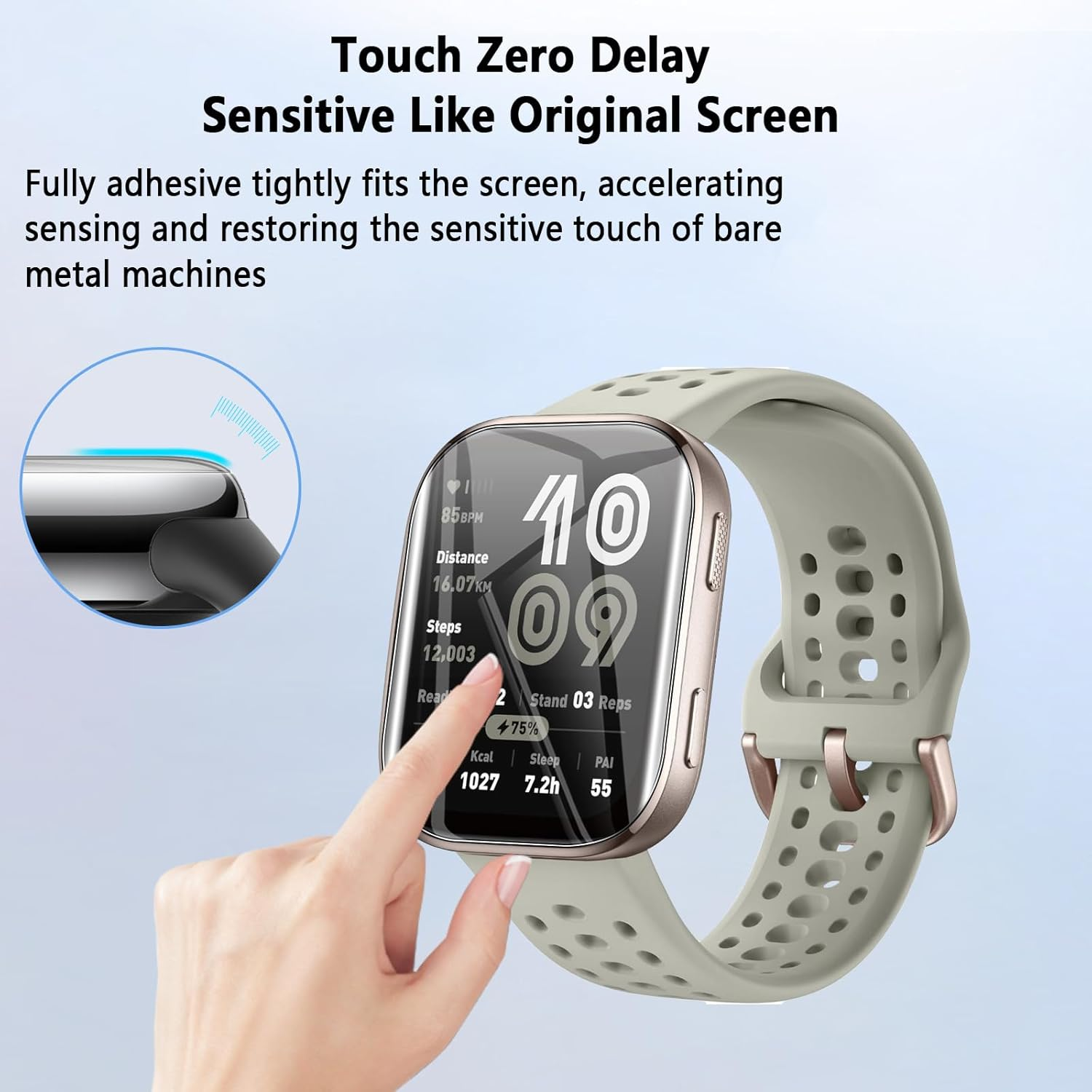 Screen Protector for Amazfit b - Smartwatch Screen Film のレビューと価格