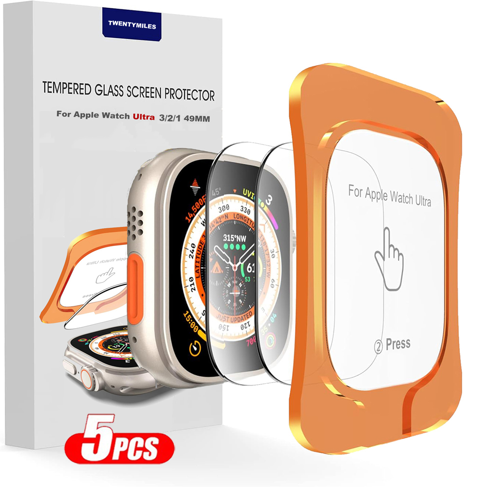 Tempered Glass For Apple Watch - Screen Alignment Tool のレビューと価格
