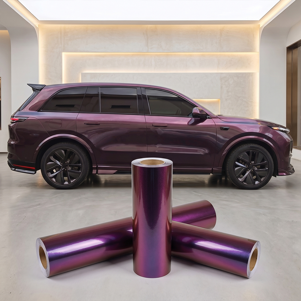Premium Purple Color Vinyl Wra - Air Bubble Remover のレビューと価格