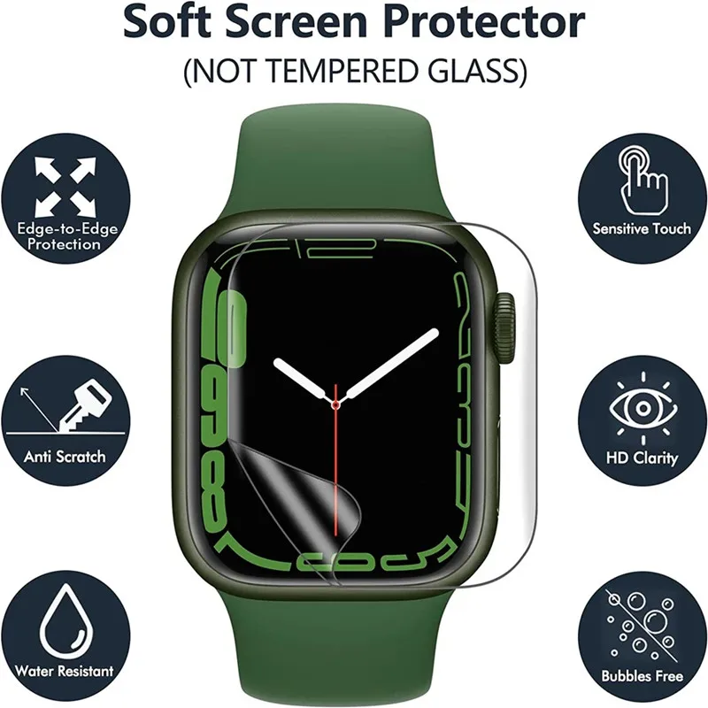 3PCS Hydrogel Film for Apple W - Smartwatch Screen Film のレビューと価格