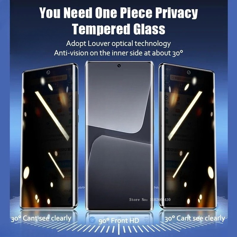 2PCS Privacy Anti Spy Peeping  - Curved Edge Screen のレビューと価格