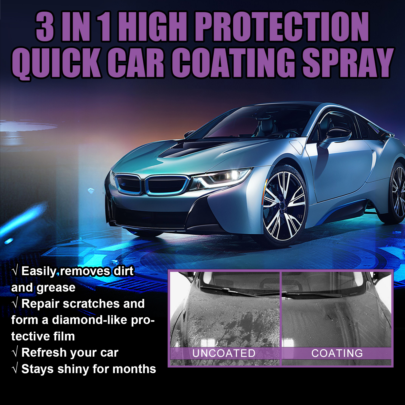 Car Ceramic Nano Coating Liqui - Nano Liquid Coating のレビューと価格