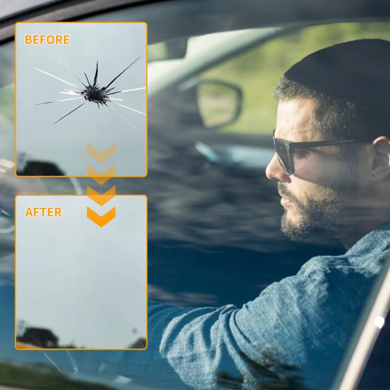 Windshield Repair Kit For Chip - Liquid Uv Glue Kit のレビューと価格