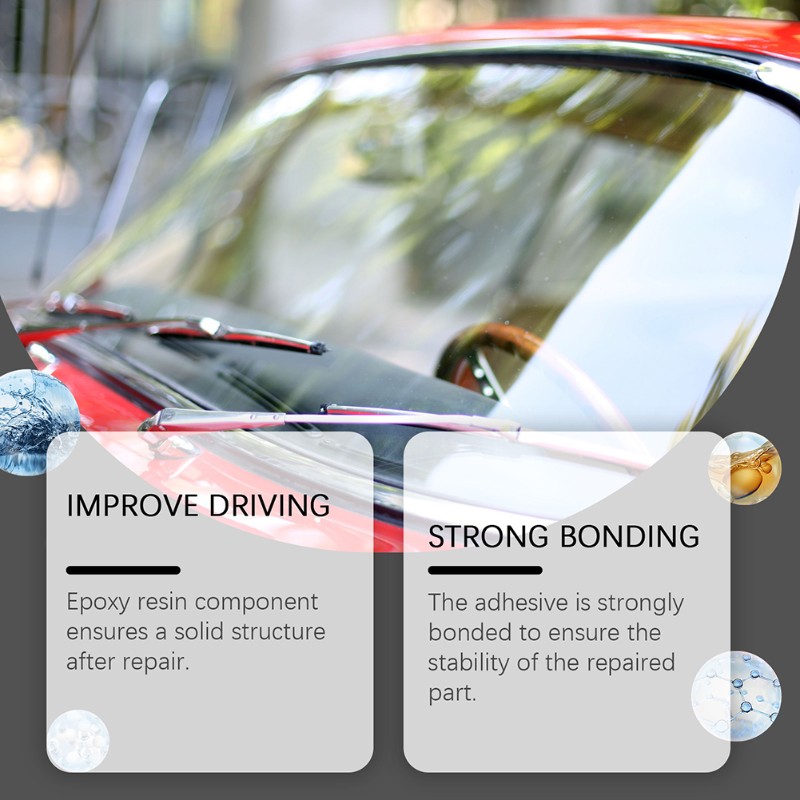 Windshield Repair Kit For Chip - Liquid Uv Glue Kit のレビューと価格