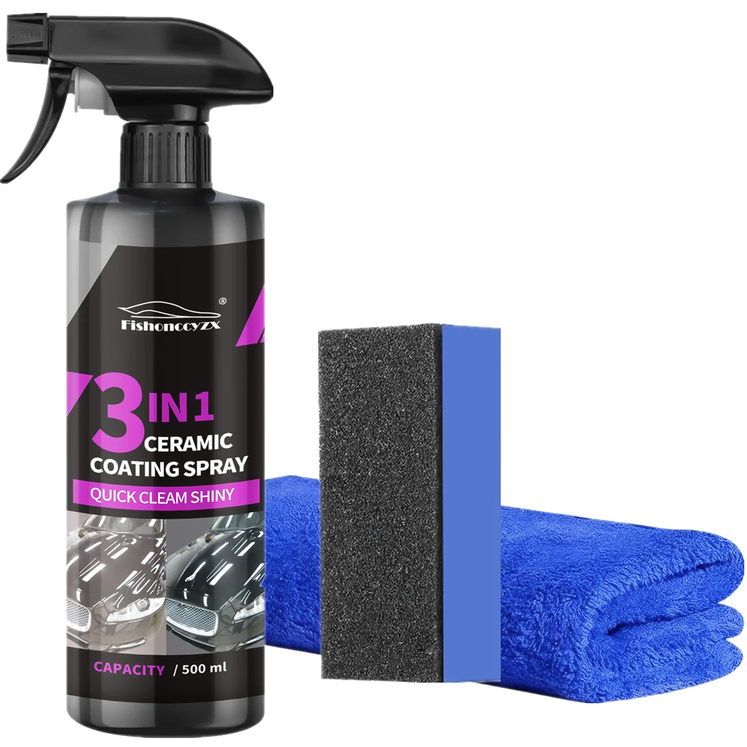 3 in 1 Car Ceramic Liquid Coat - Nano Liquid Coating のレビューと価格