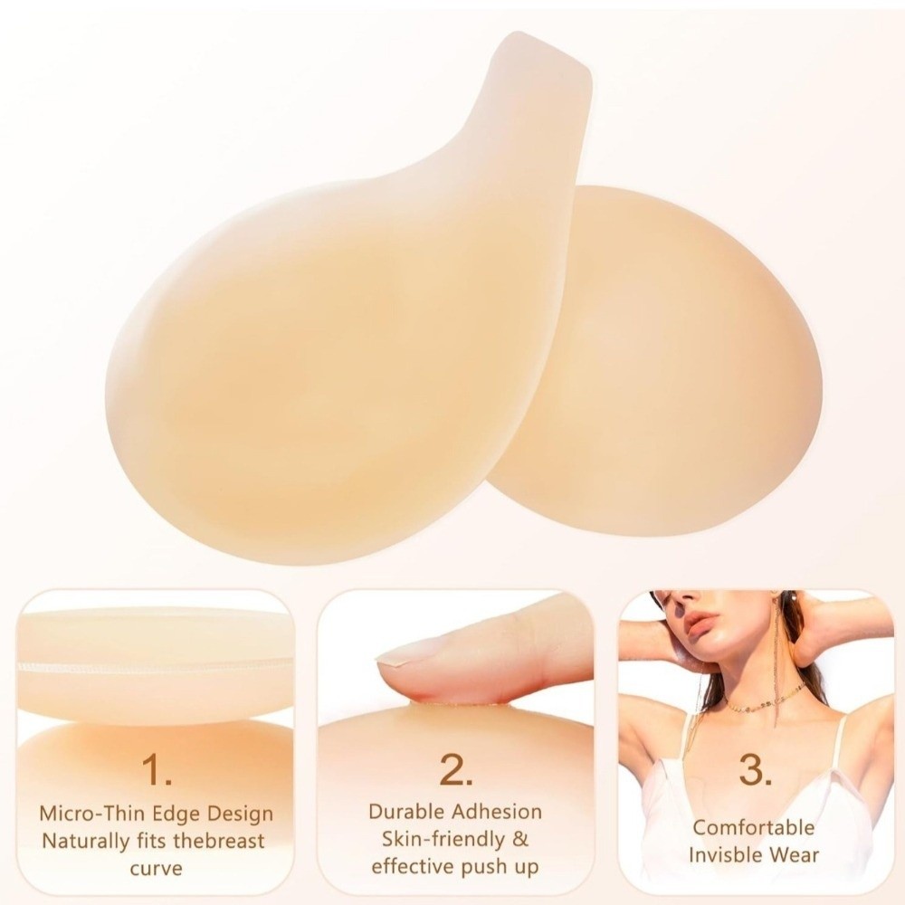 Seamless Silicone Nipple Cover - Full Cover Adhesive のレビューと価格
