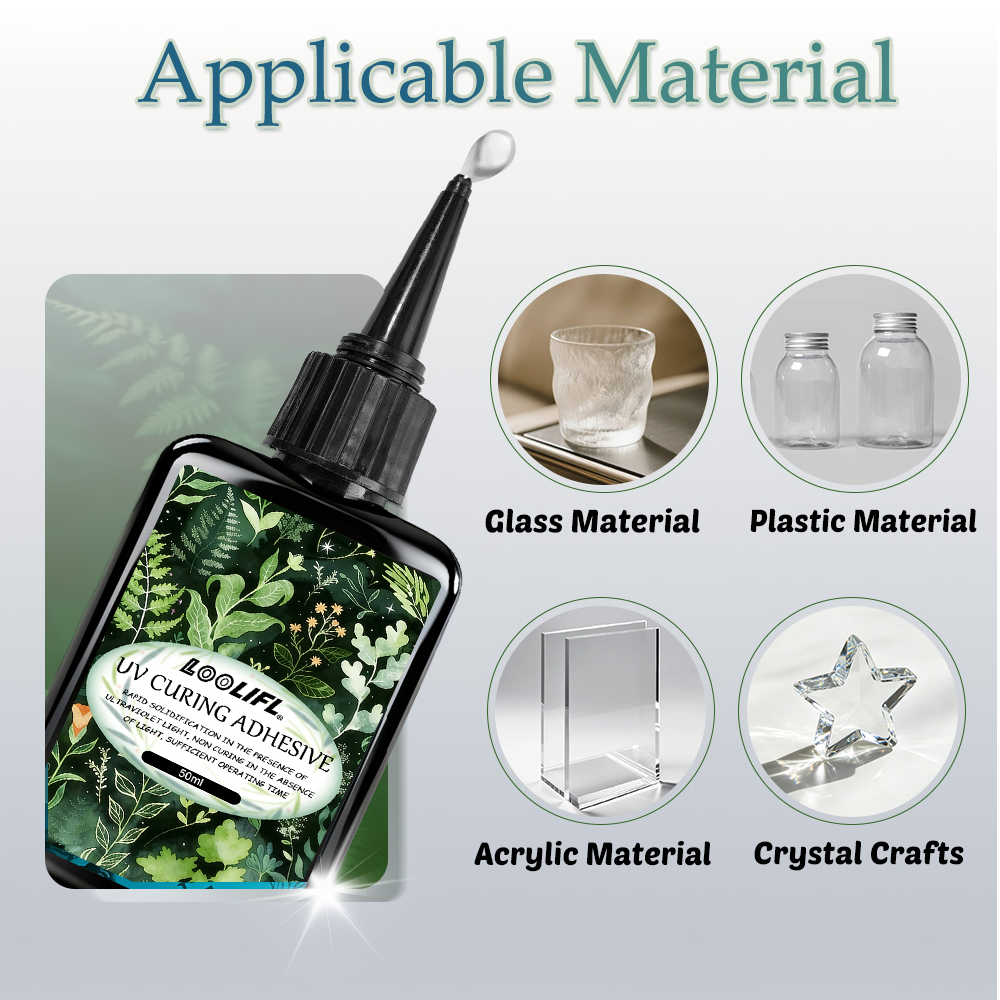 LOOLIFL UV Glue Kit 3 Bottles  - Liquid Uv Glue Kit のレビューと価格